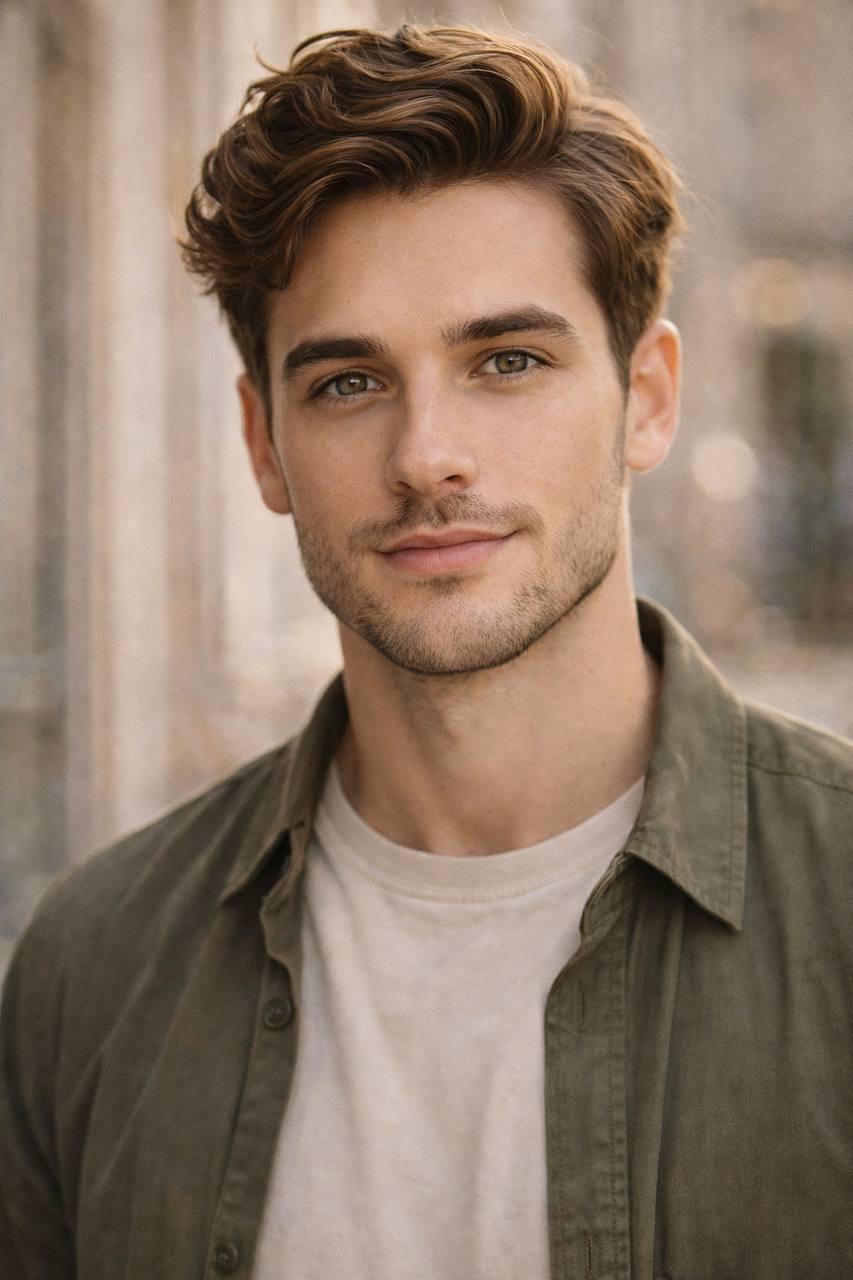 Исходное фото пары до создания открытки